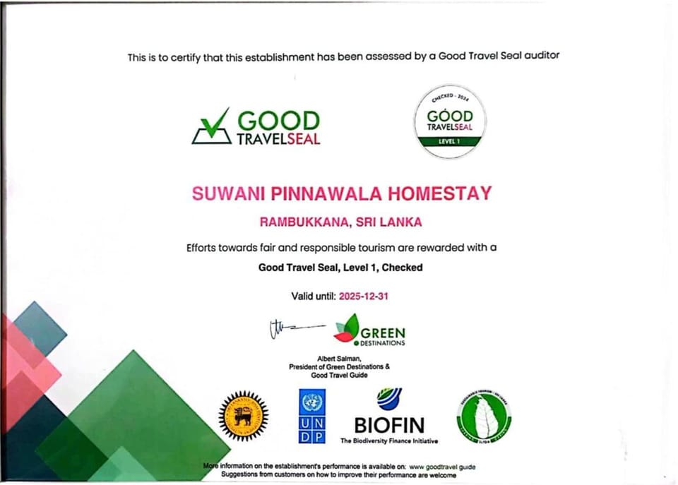 Suwani Pinnawala Homestay Inn in Sri Lanka