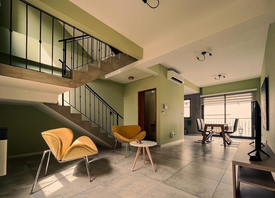 Living room, air conditioner