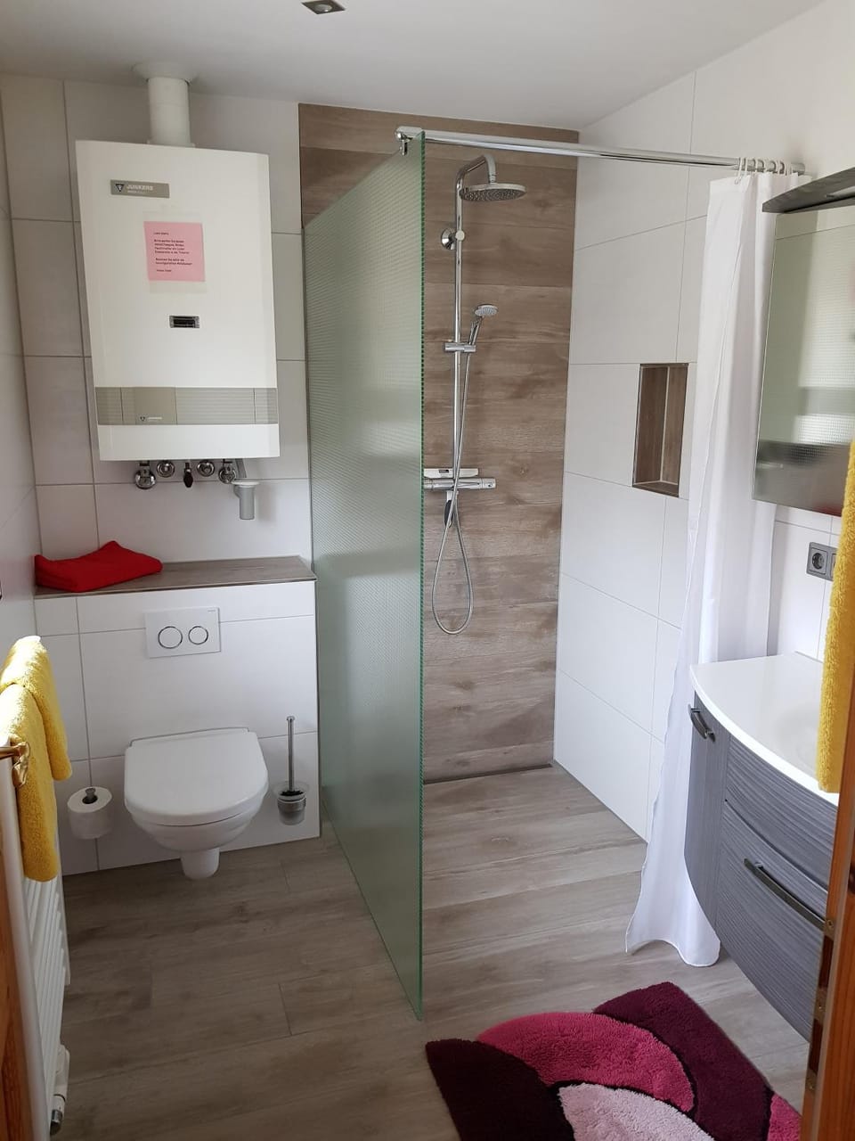 Bathroom, Living room