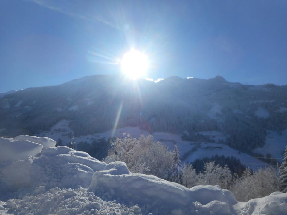 Natural landscape, Winter, Mountain view