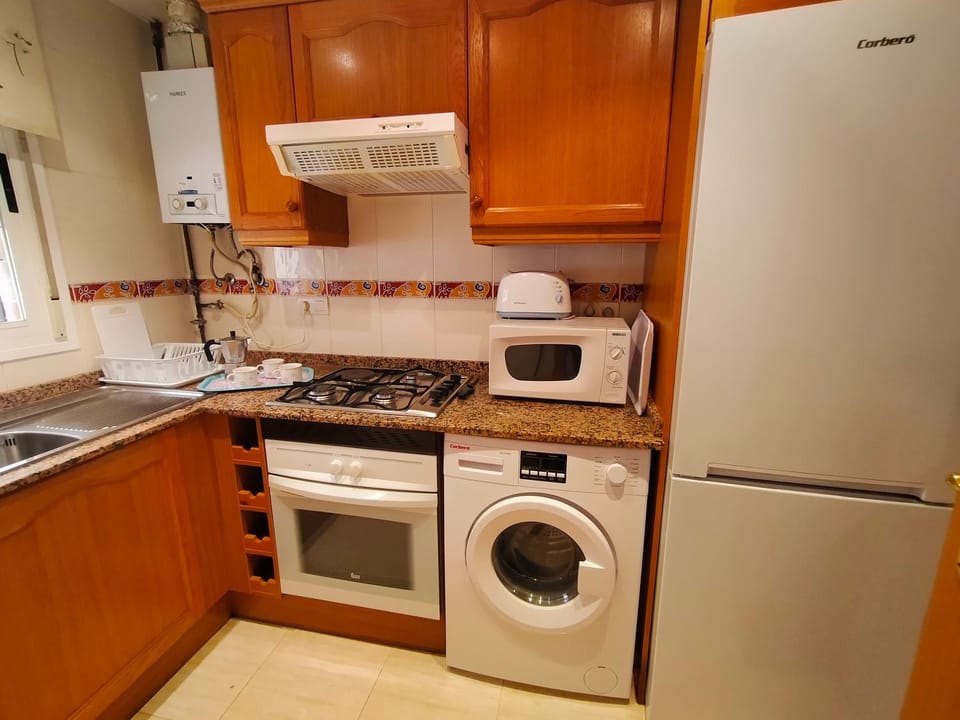 Kitchen or kitchenette, minibar, pet friendly, stove, toaster, washing machine