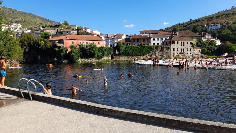Day, People, Natural landscape, Lake view, Mountain view, River view