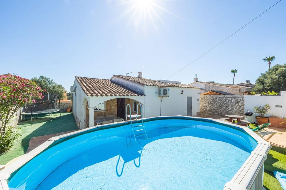 Property building, Living room, Swimming pool