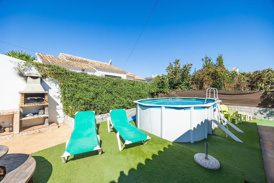 Property building, Living room, Swimming pool