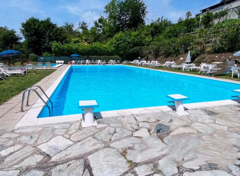 Pool view, Swimming pool, sunbed