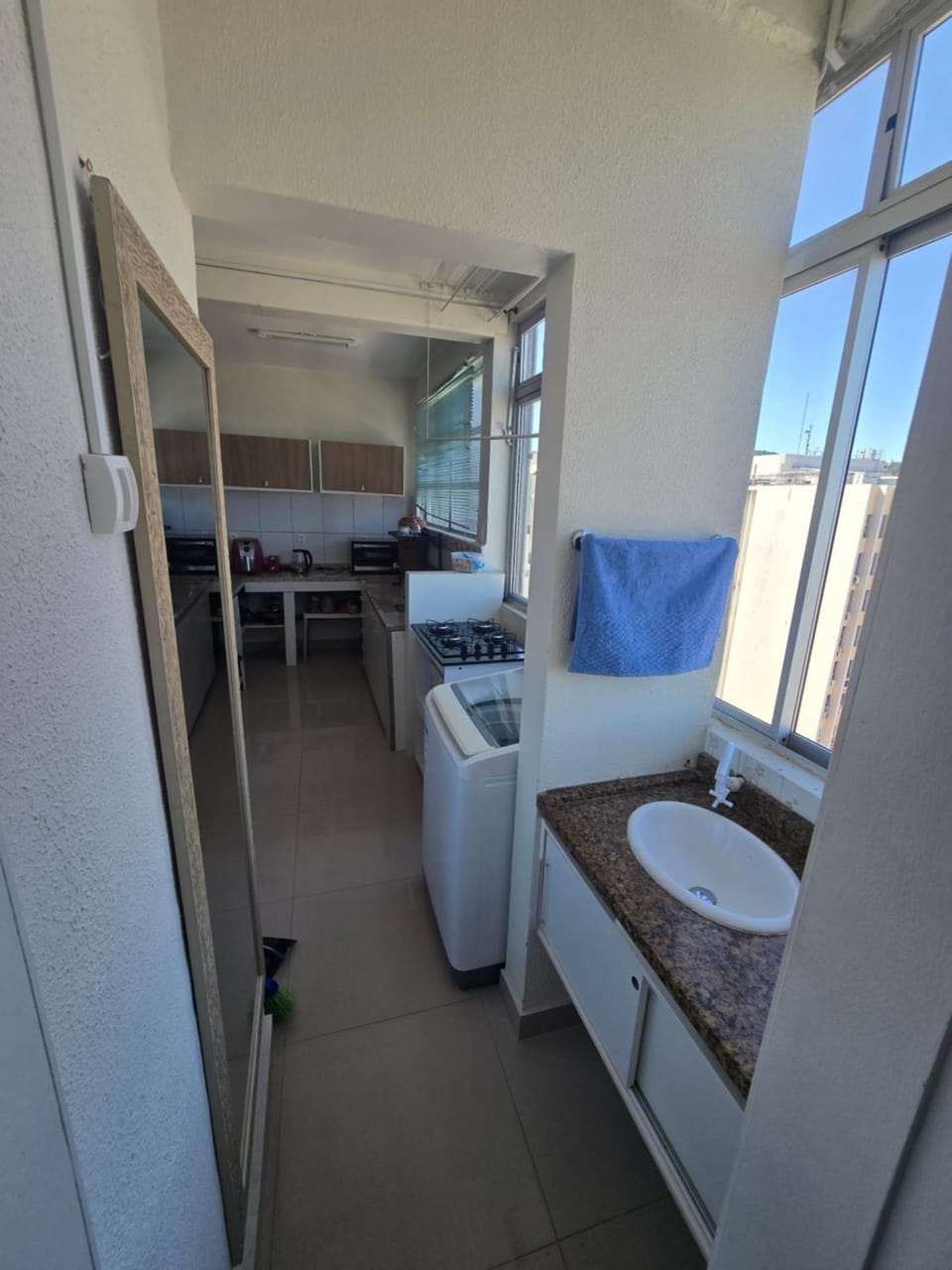Bathroom, washing machine