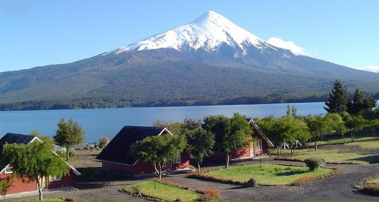 Spring, Day, Garden, Lake view, Mountain view