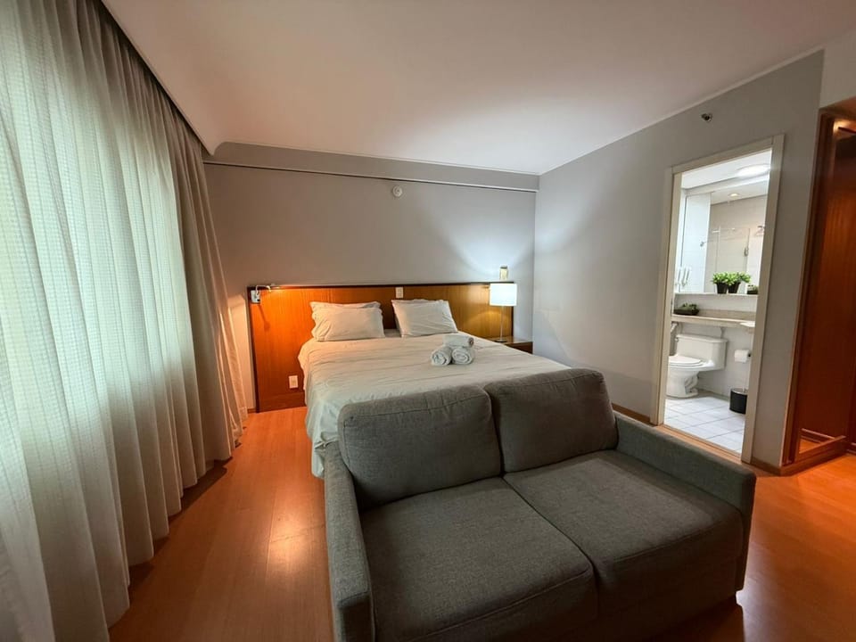 Bed, Living room, Photo of the whole room, Seating area, Bedroom
