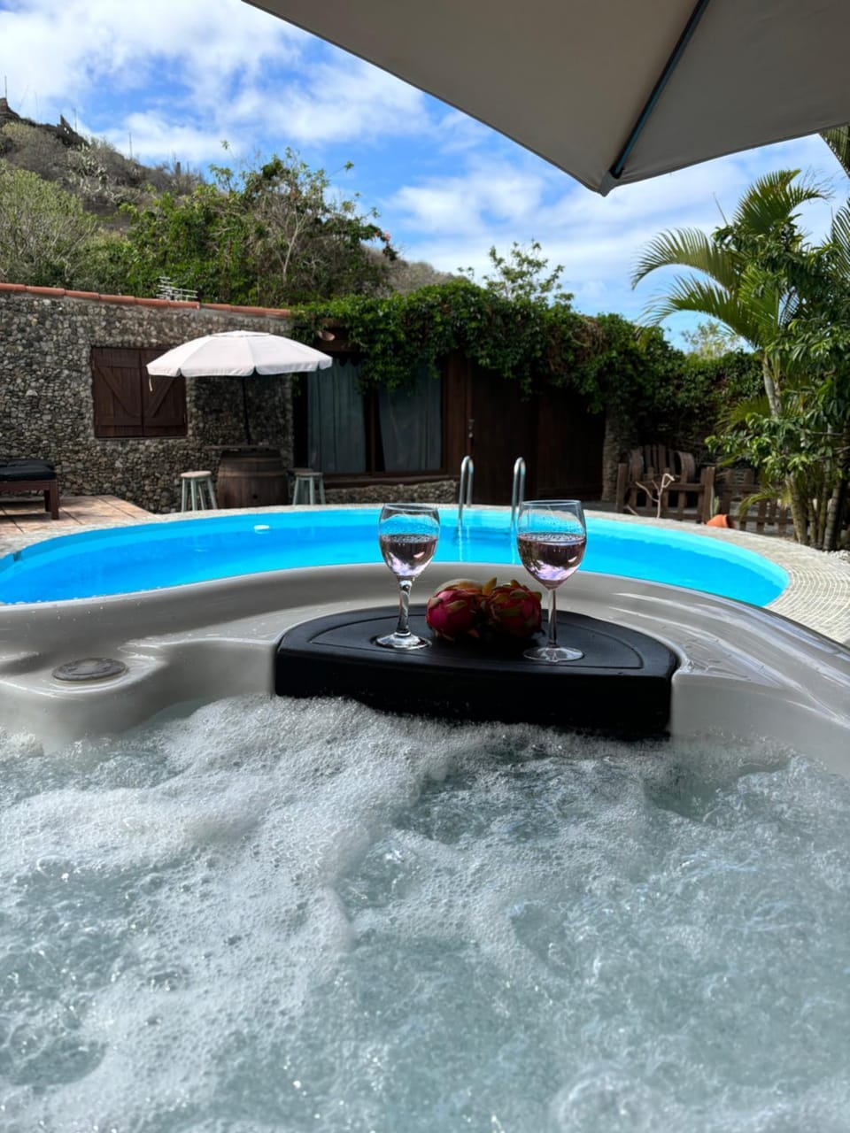 Hot Tub, Pool view