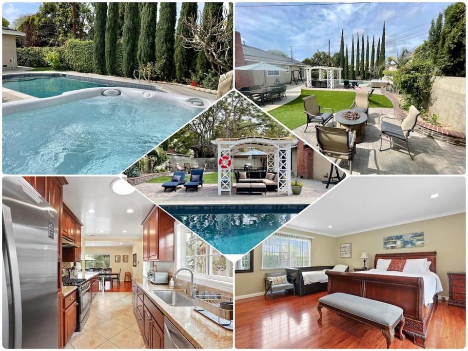 Resort style home, Pool/Spa/Game room near Disney House in Anaheim