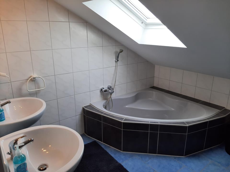 Property building, Bathroom, Living room
