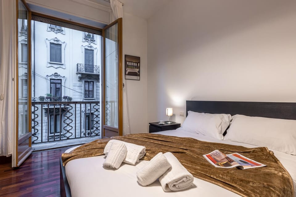 Bed, Balcony/Terrace, Bedroom, towels