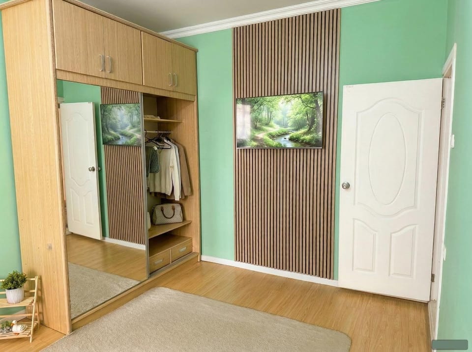TV and multimedia, Living room, heating, internet, wardrobe