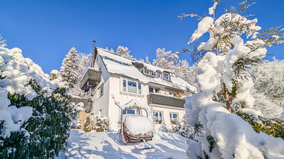 Property building, Day, Winter