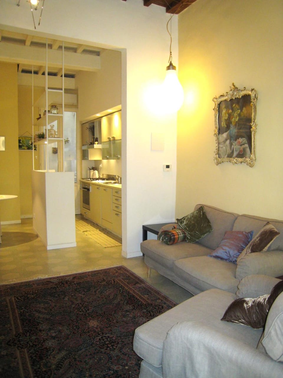 Kitchen or kitchenette, Living room