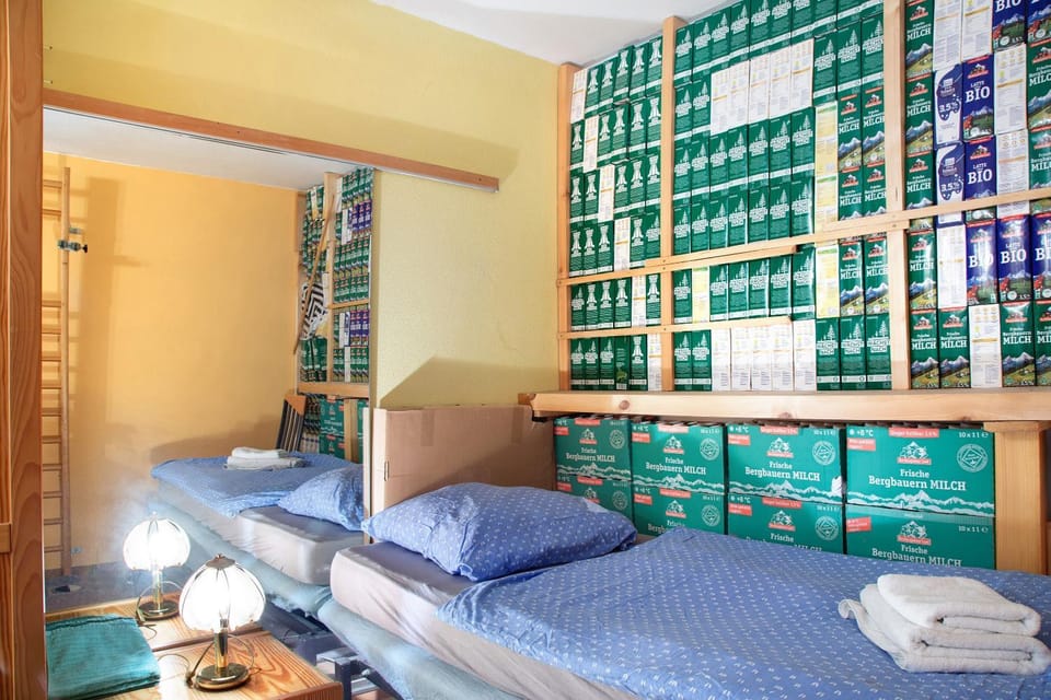 Property building, Living room, Bedroom
