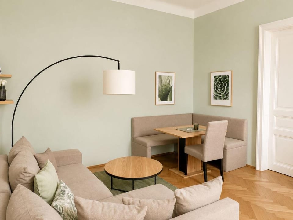 Living room, Seating area, Dining area