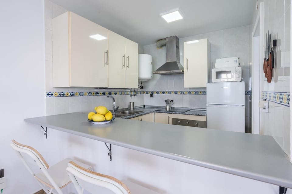 Kitchen or kitchenette, Living room