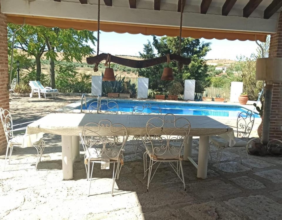 Property building, Living room, Swimming pool
