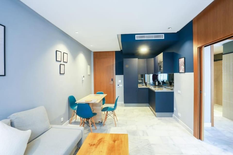 Kitchen or kitchenette, Living room, Photo of the whole room