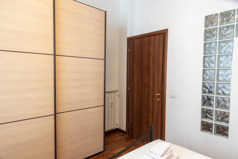 Bed, Photo of the whole room, Bedroom, towels, wardrobe