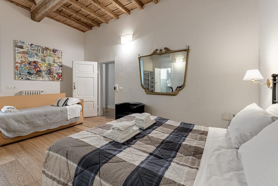 Property building, Living room, Bedroom