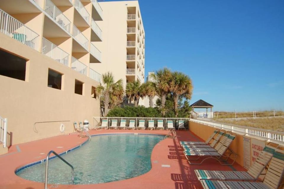 Property building, Day, View (from property/room), Pool view, sunbed