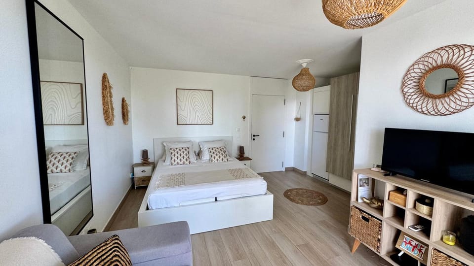 Studio Ti Baldi vue mer équipé d'une cuve Apartment in Grande-Terre, Guadeloupe