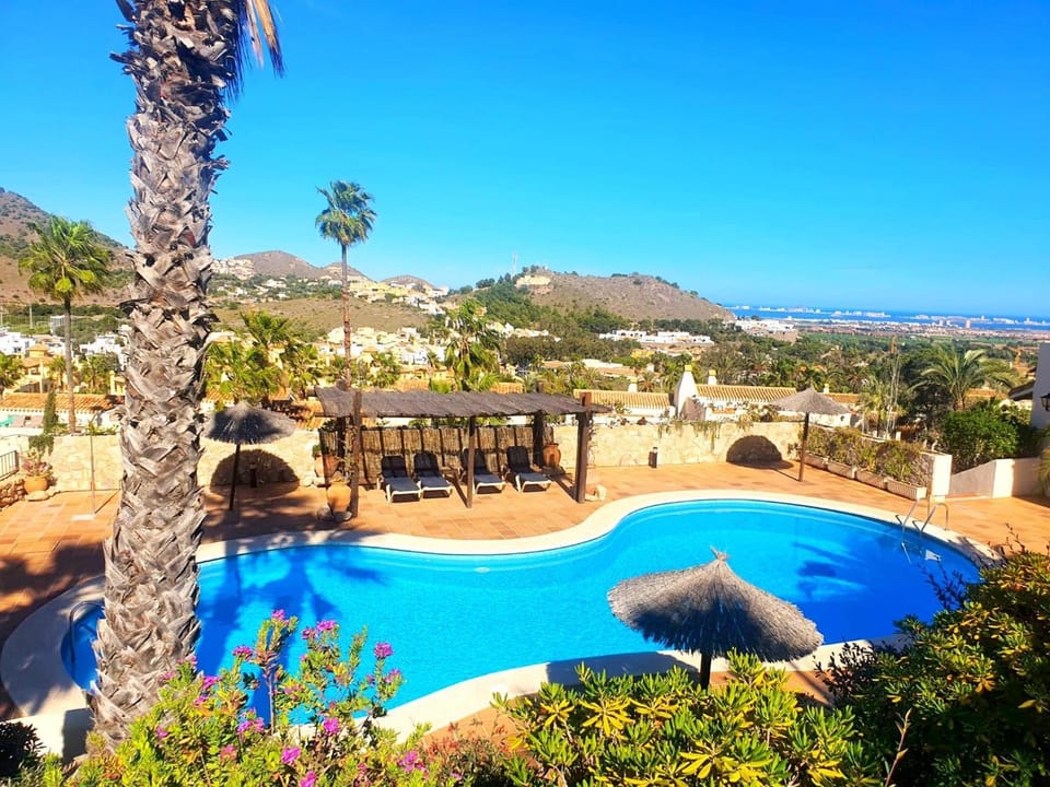 Nearby landmark, Day, Natural landscape, Mountain view, Pool view, Swimming pool