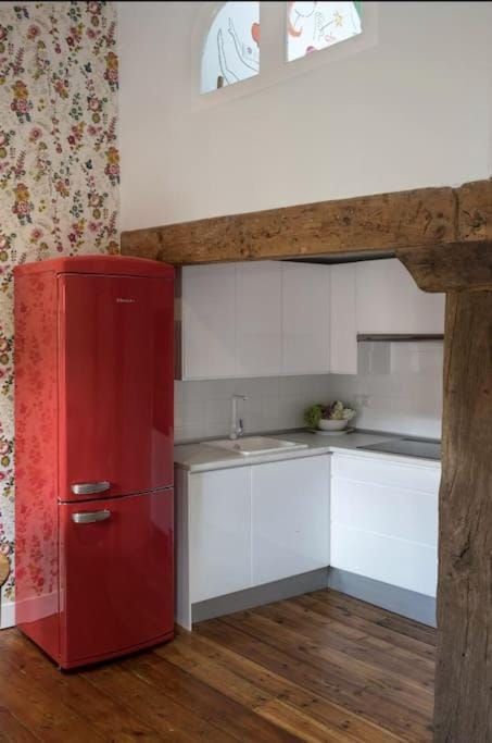 Kitchen or kitchenette, wardrobe