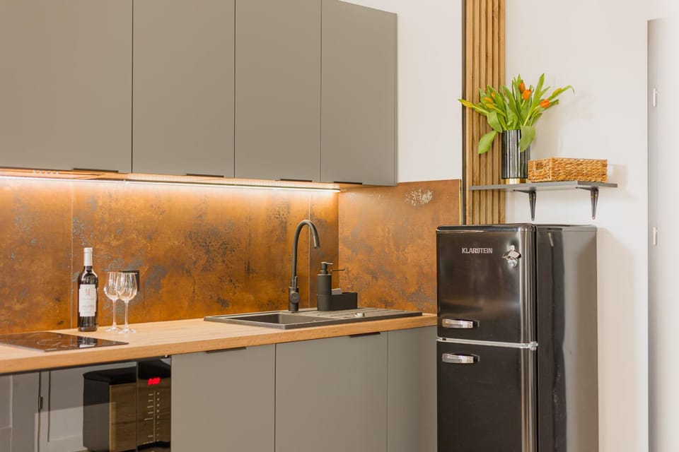 Coffee/tea facilities, Kitchen or kitchenette, dishwasher, minibar, pet friendly, stove