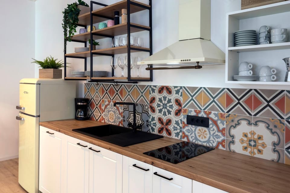 Property building, kitchen