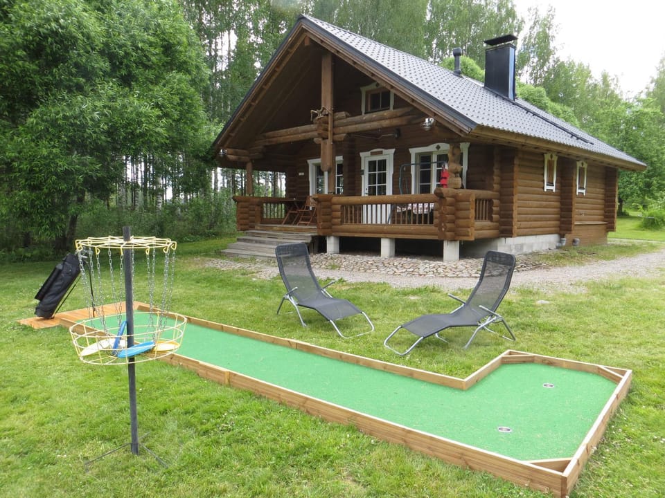 Minigolf, sunbed
