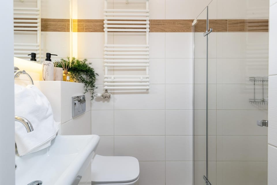 Shower, Toilet, Bathroom, towels