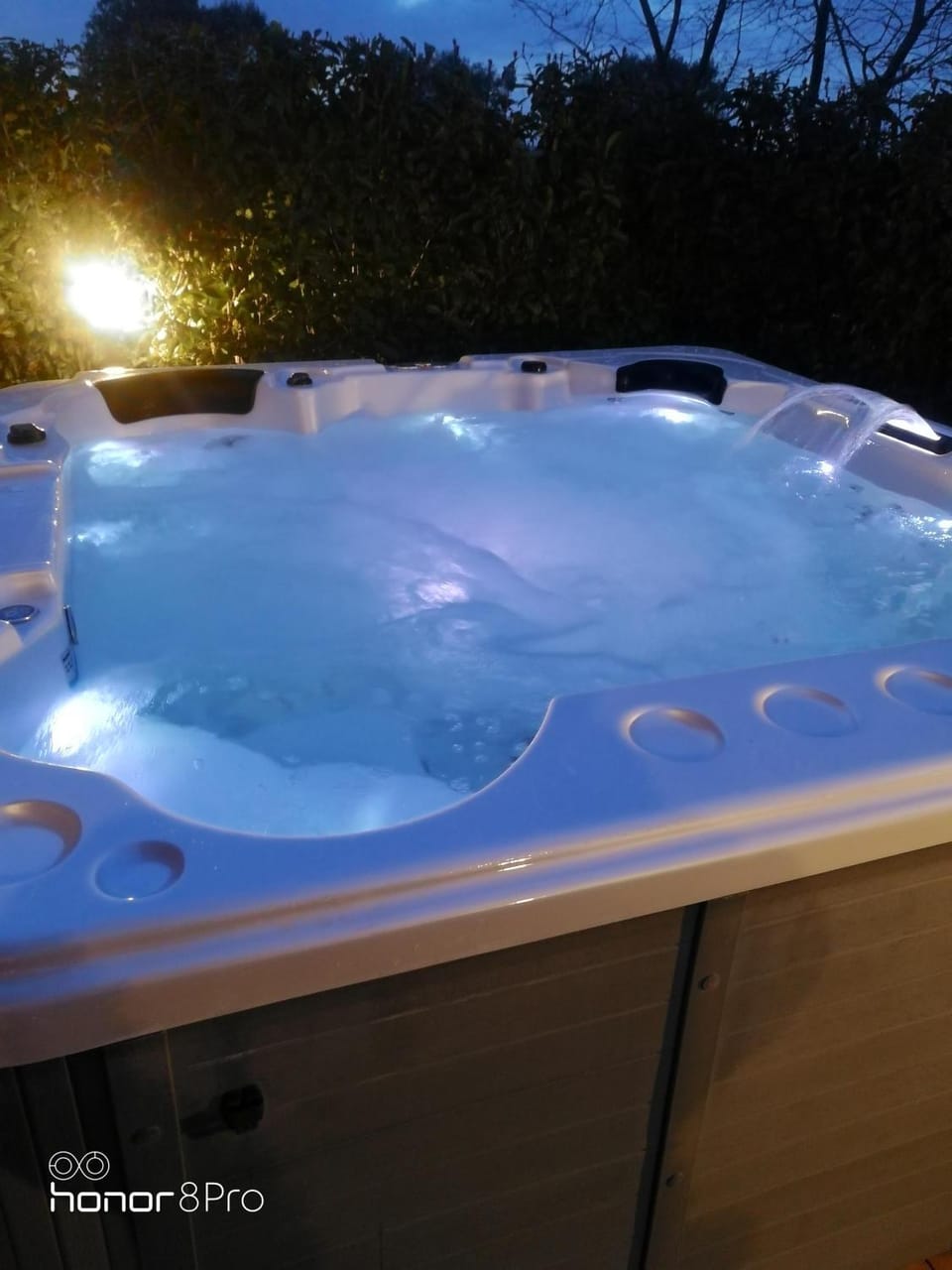 Night, Hot Tub