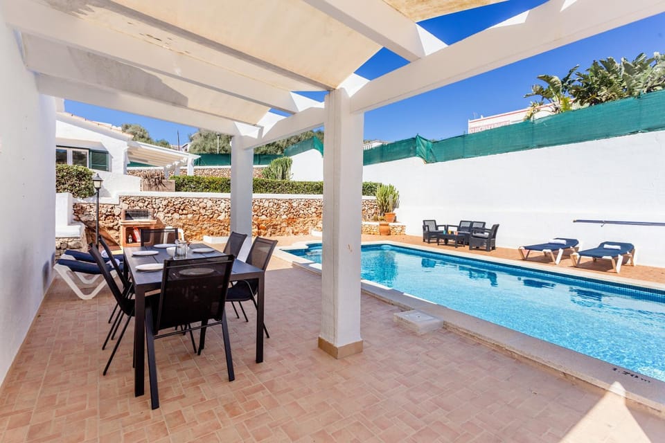 Property building, Living room, Swimming pool
