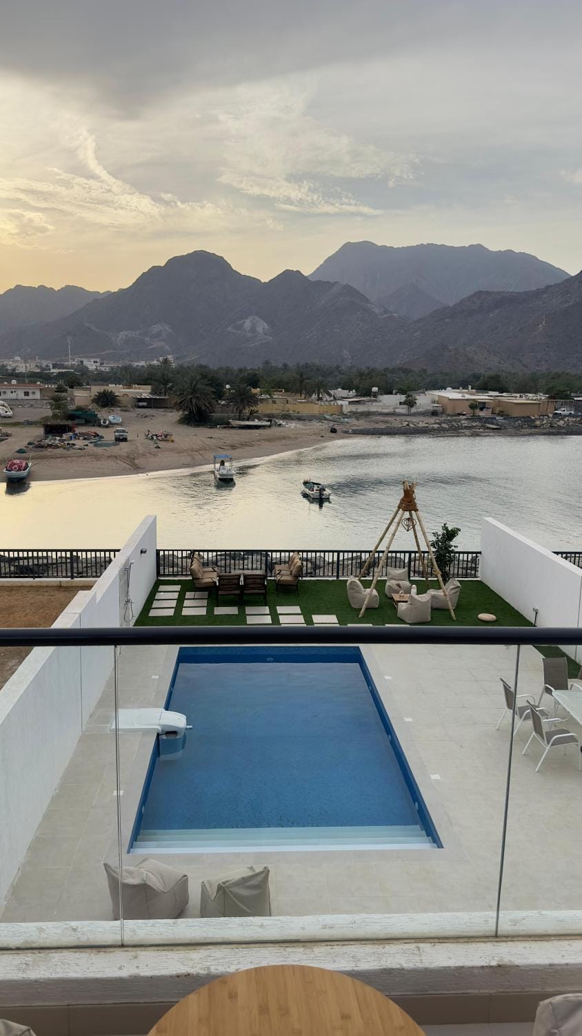 Natural landscape, Pool view, Swimming pool, Swimming pool