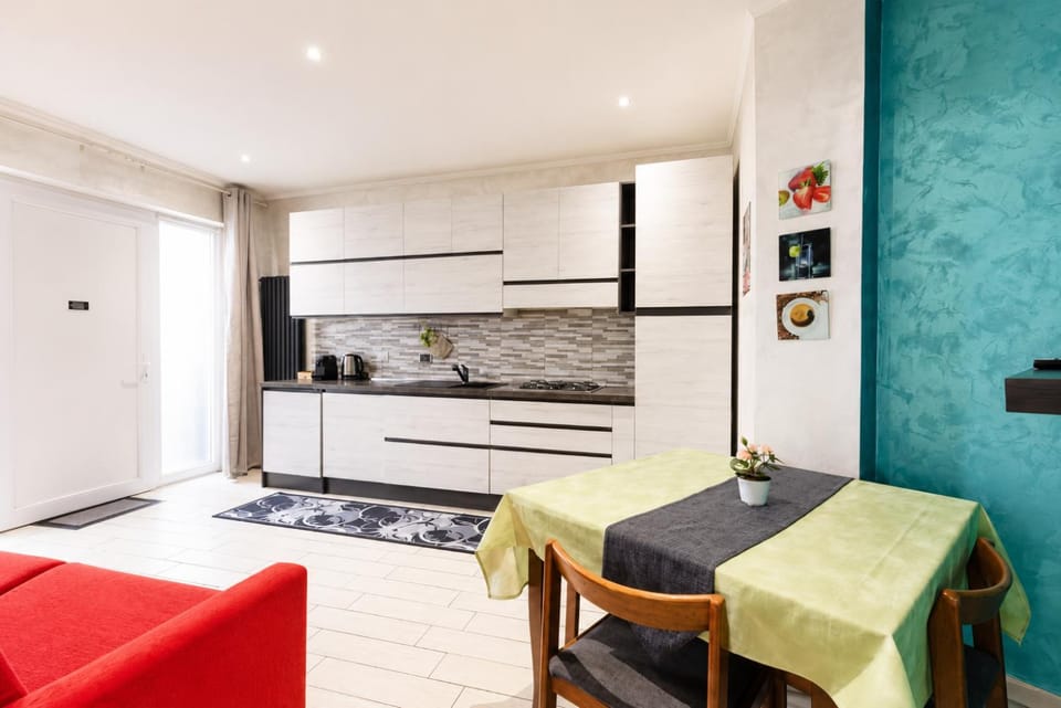 Kitchen or kitchenette, stove, kitchen