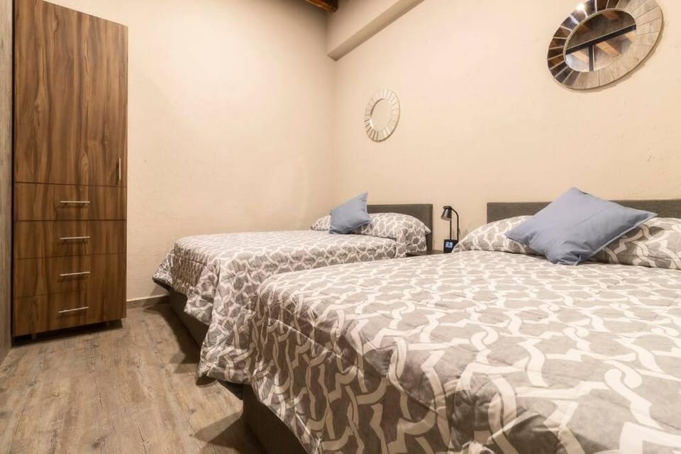 Photo of the whole room, Bedroom
