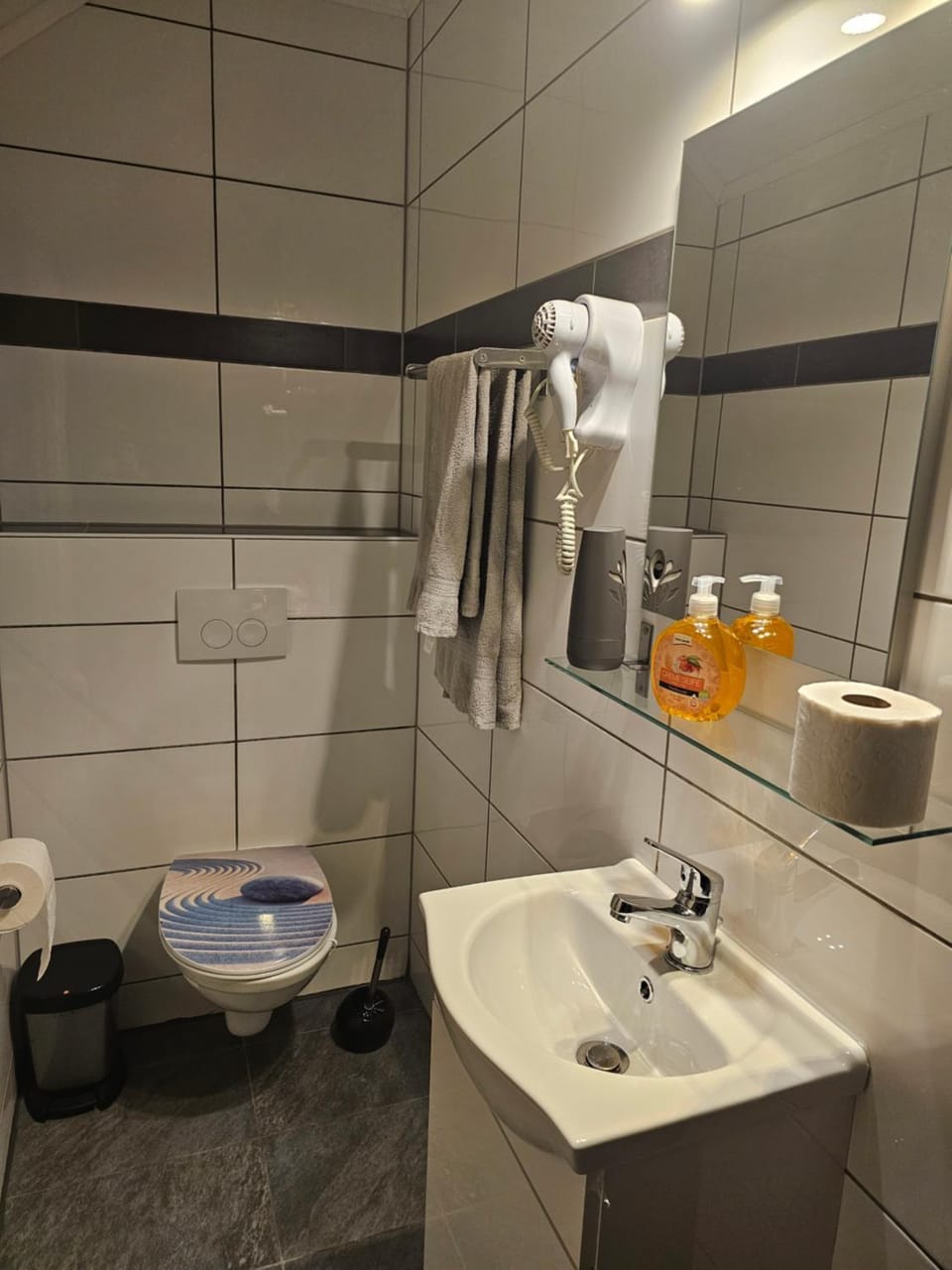 Toilet, Bathroom, towels