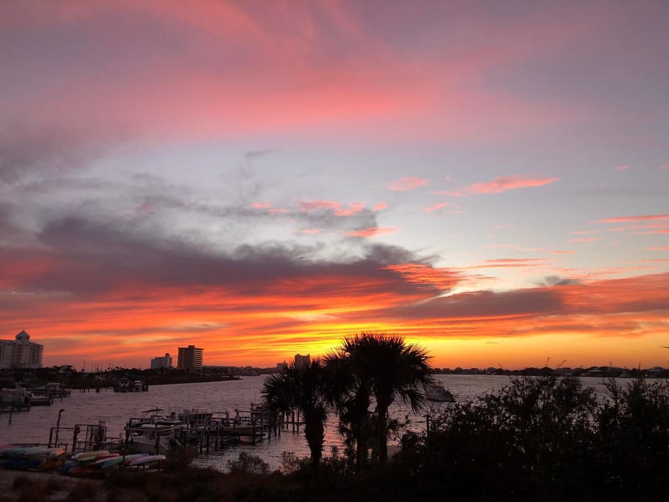 Sea view, Sunset