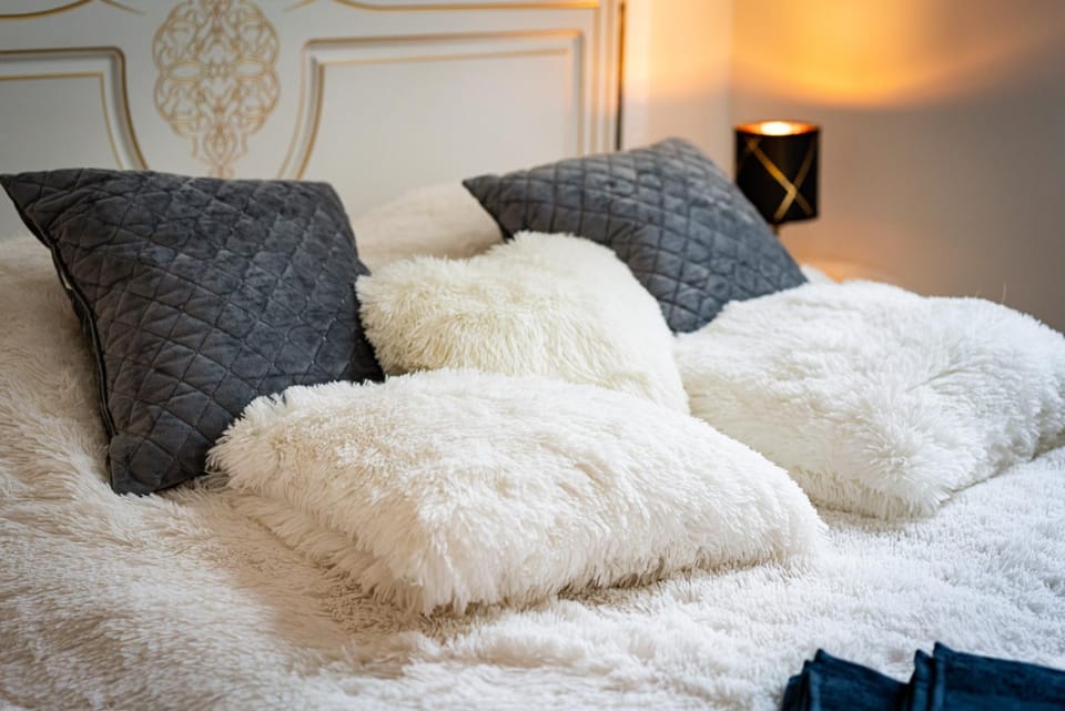 Bed, Living room, Photo of the whole room, Seating area, Bedroom
