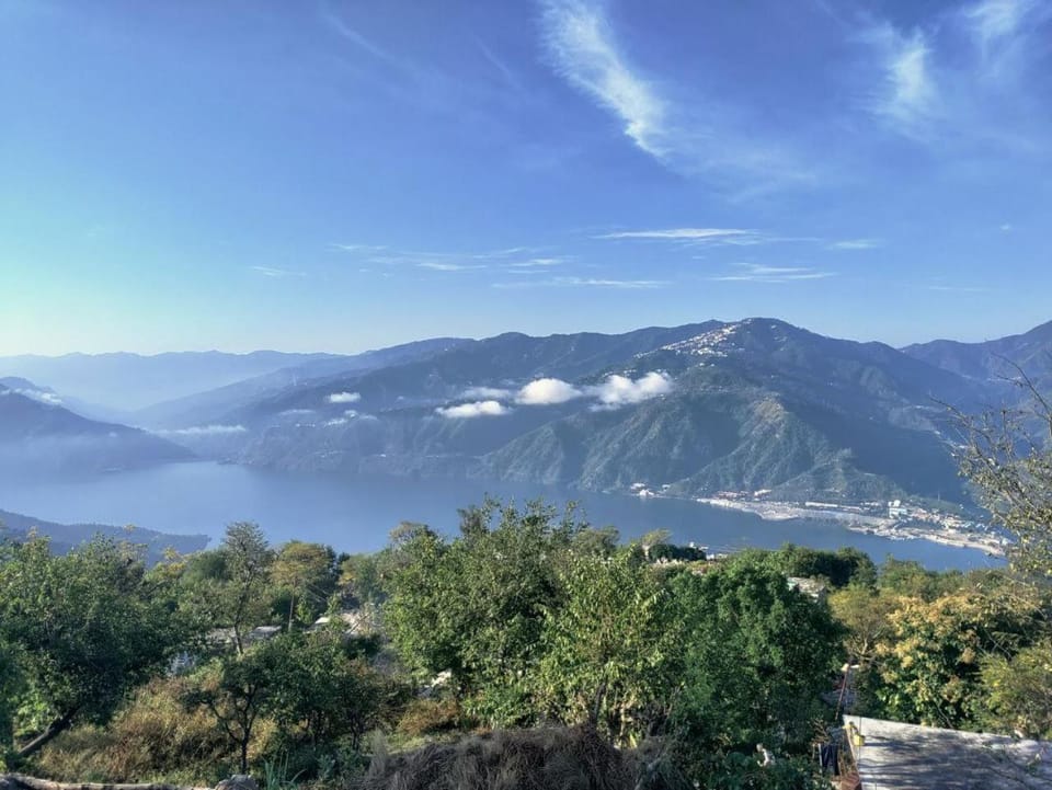 Nearby landmark, Day, Natural landscape, Lake view, Mountain view, River view