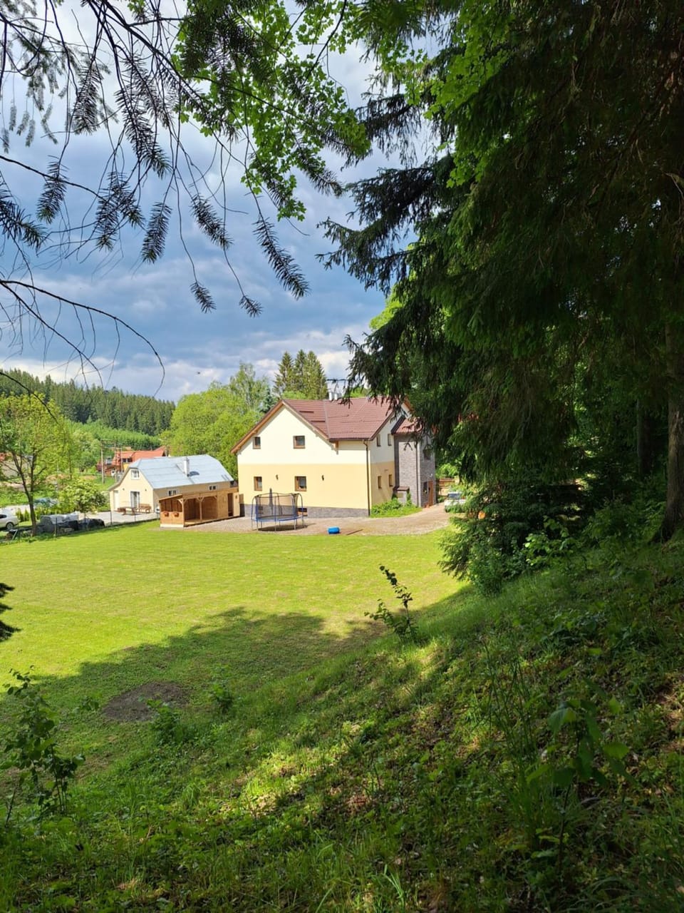 Property building, Natural landscape, Garden, Garden view