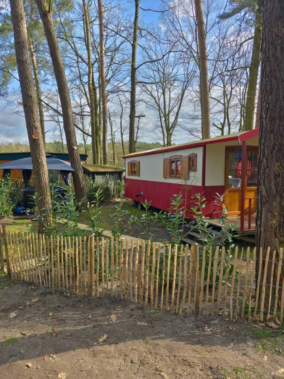 pipowagen met prive Hot tub Chalet in Limburg (province)