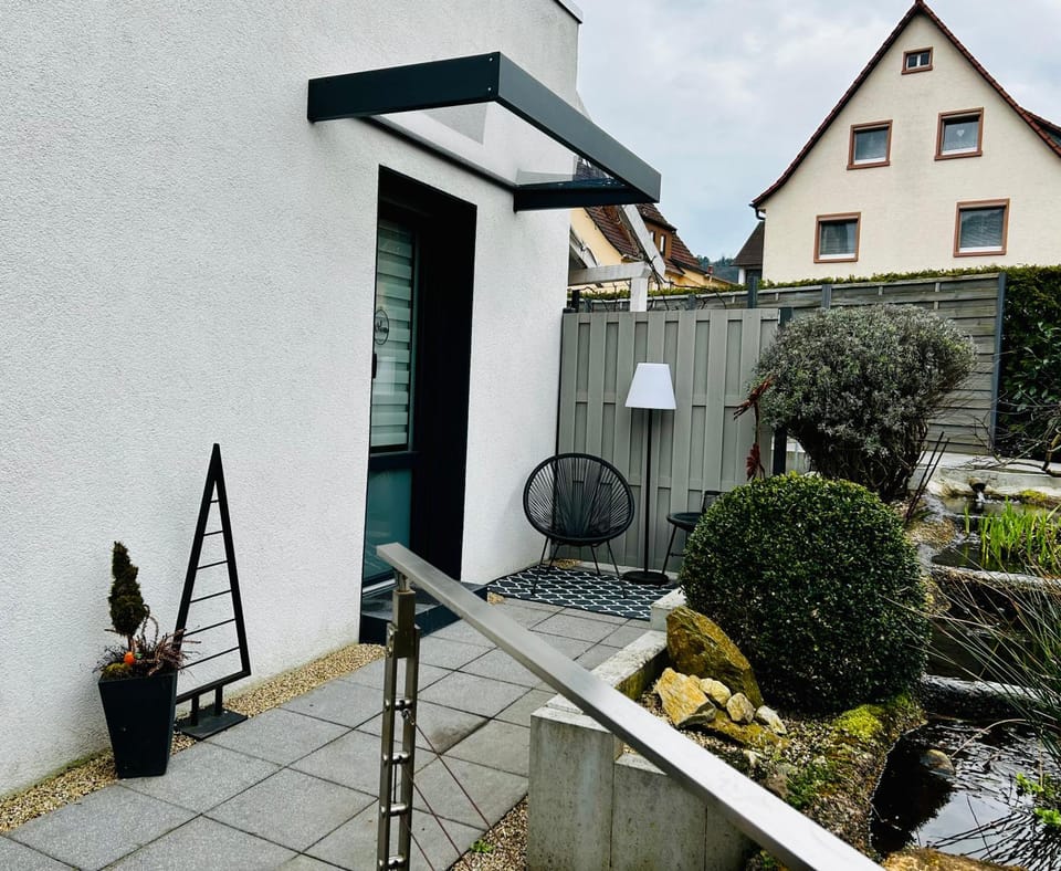 Property building, Patio, Day, Garden, Garden view