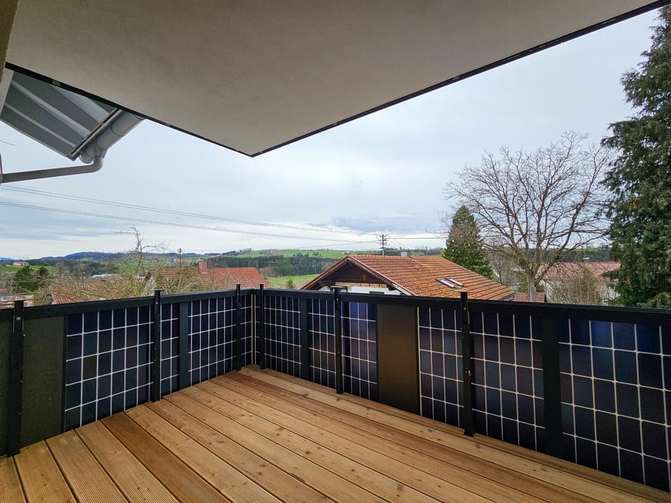 View (from property/room), Balcony/Terrace, Mountain view