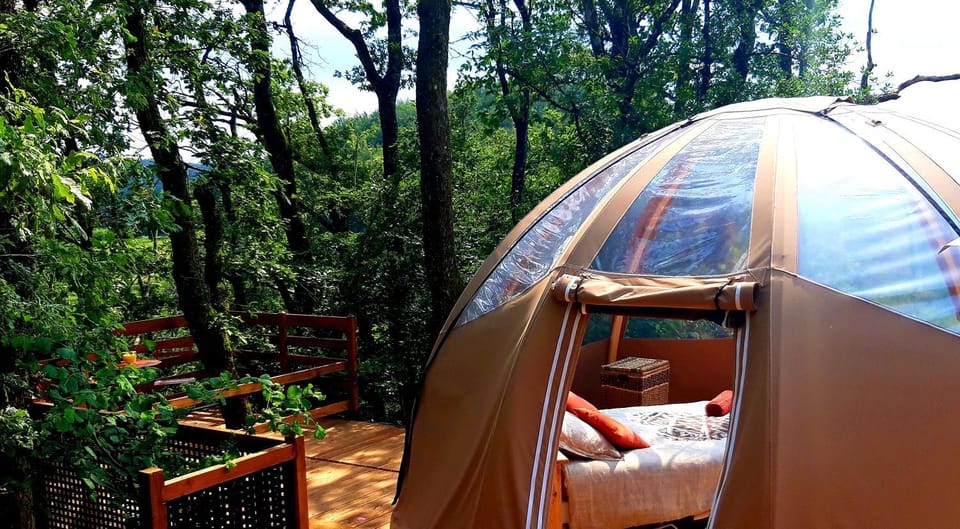 Le Mobil'Dôme à Marie Luxury tent in Occitanie