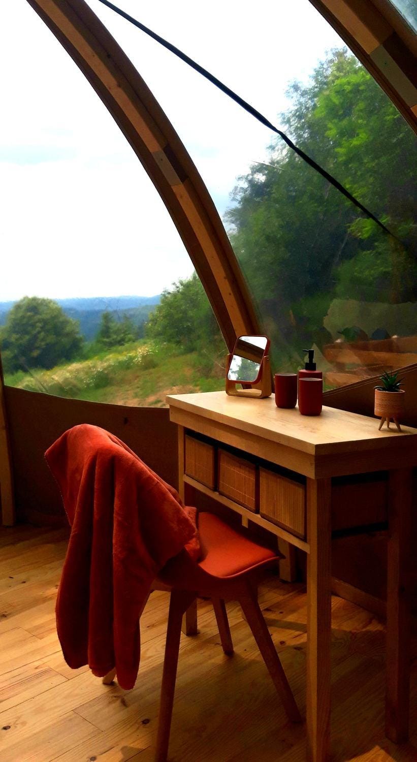 Le Mobil'Dôme à Marie Luxury tent in Occitanie