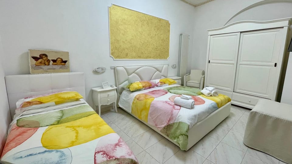 Bed, Photo of the whole room, Bedroom, towels, wardrobe